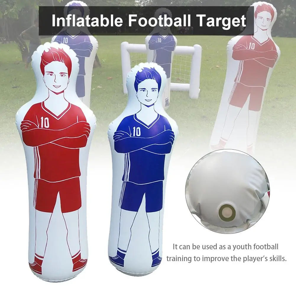

160 CM Adult Children Inflatable Football Training Goal Keeper Tumbler Air Soccer Train Dummy Penalty Equipment Top Quality