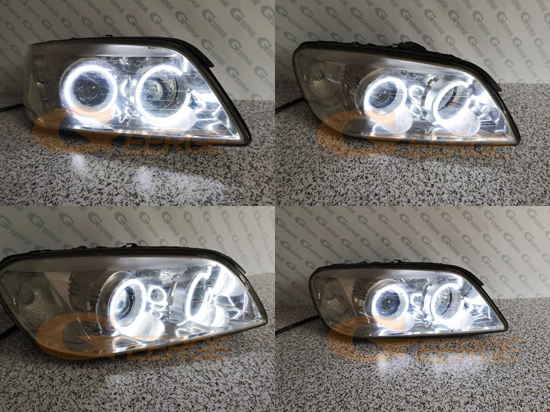 

For Chevrolet Captiva S3X 2006 2007 2008 2009 2010 Ultra bright SMD LED Angel Eyes halo rings kit Day Light Car styling
