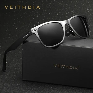 VEITHDIA Sunglasses Brand Designer Aluminum Magnesium Men Sun Glasses Women Fashion Outdoor Eyewear 