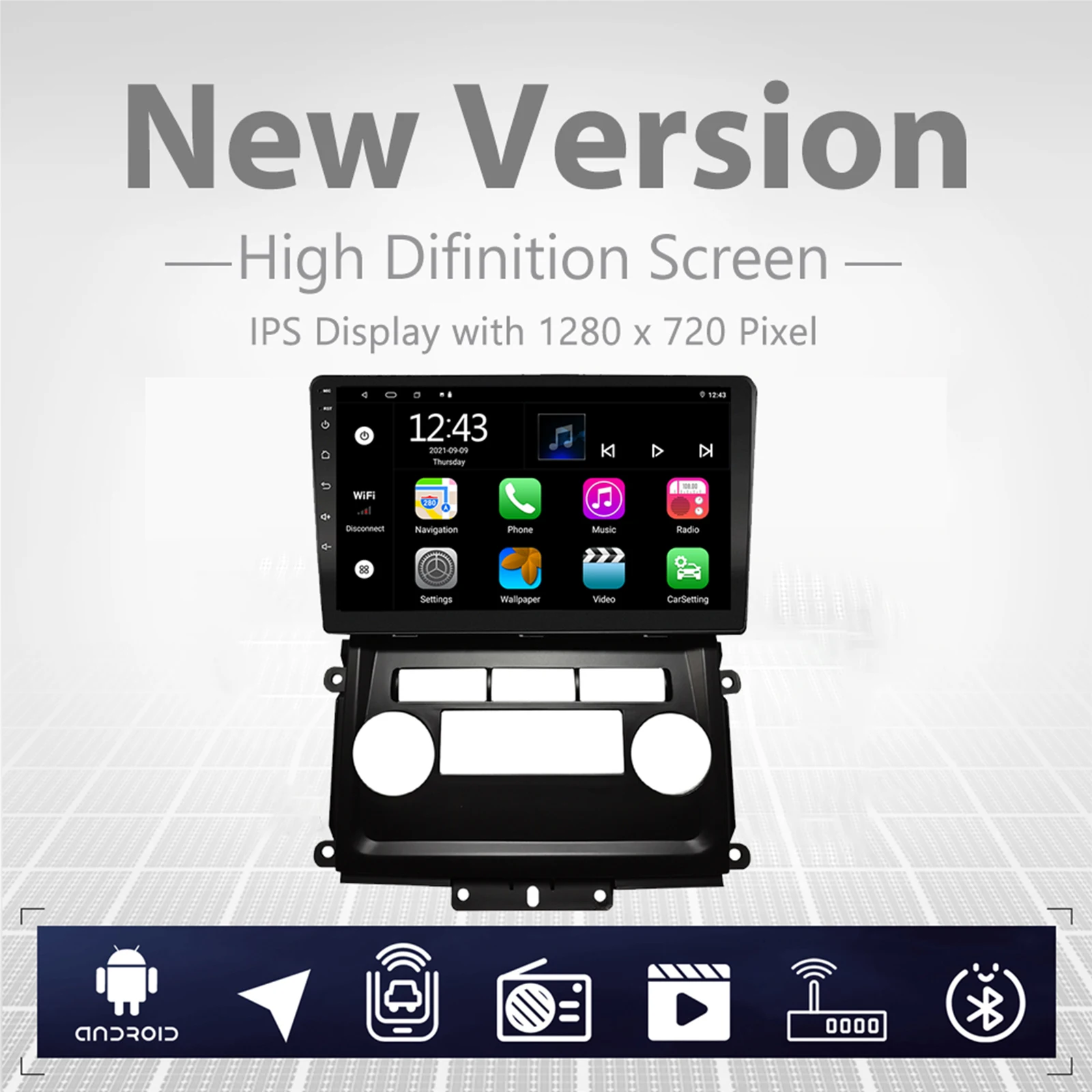 

9-дюймовый Android 10,1 автомобильный радиоприемник, мультимедийный видеоплеер с Gps-приемником, Wi-Fi, 4G, Sim-карта для Nissan Frontier Xterra 2009-2012