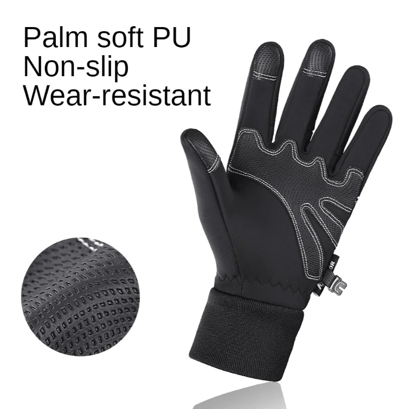 Winter Warm Waterproof Gloves for Men Women Thermal Fleece Snow Ski Snowboard Gloves Cycling Bike Bicycle Outdoor Sports Gloves