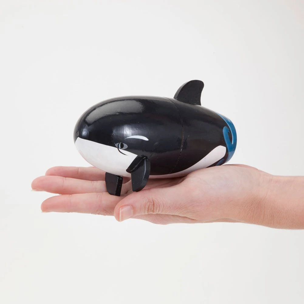 

New 5Pcs/Set Wooden Whale Penguin Animal Matryoshka Nesting Dolls Figurines Kids Toy