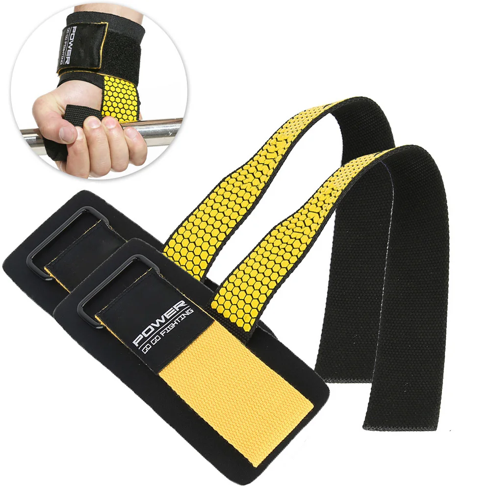 

A Pair Adjustable Wrist Band Wraps Silicone Non-Slip Powerlifting Bodybuild Hand Protector Tension Belt Wrist Support Brace Firm