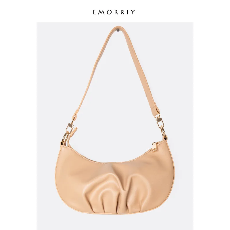 

Women's Bag Shoulder Bag Flow Fold Underarm Bag Joker Slung Jiaozi Bag