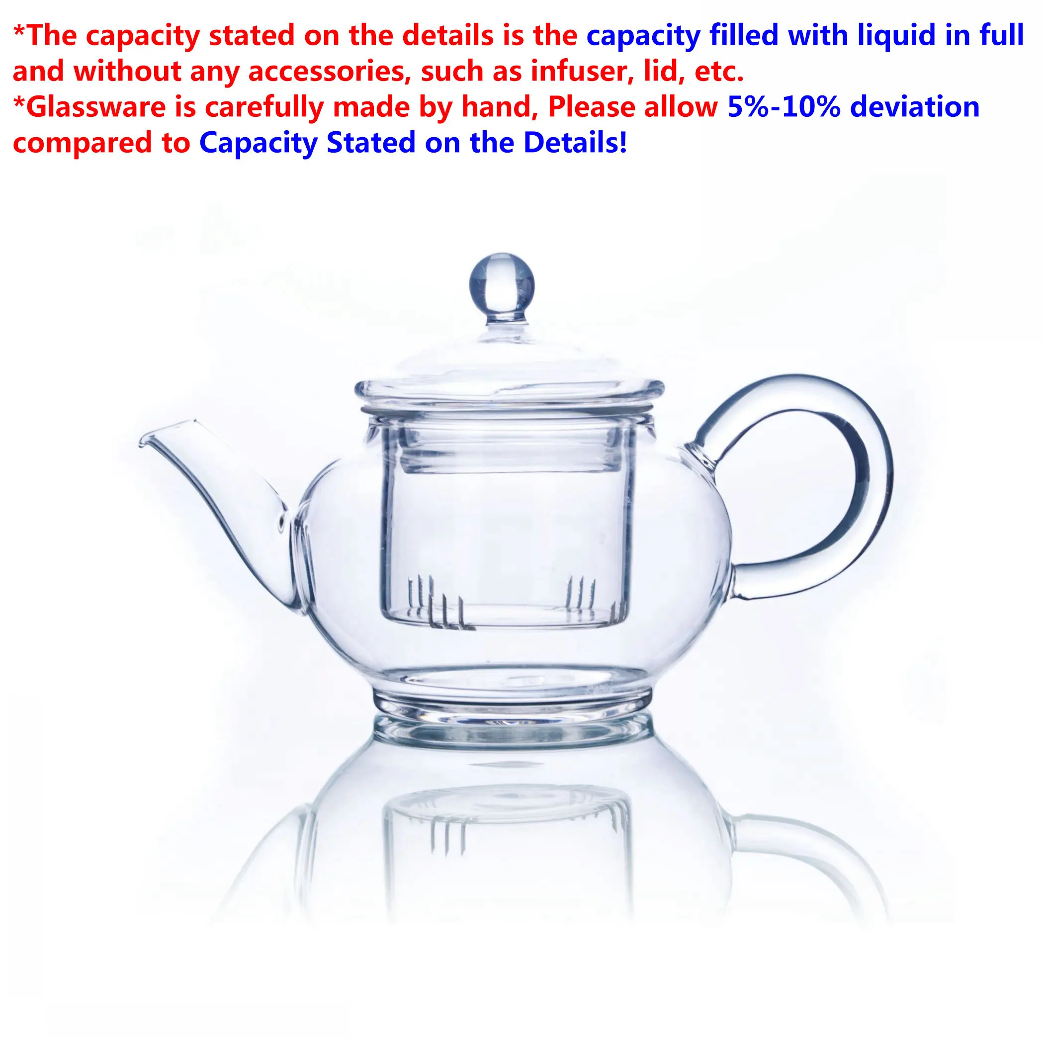 Виды термостойкого прозрачного стекла мини цветок чайник w/ Infuser A/B|flower teapot|clear glass