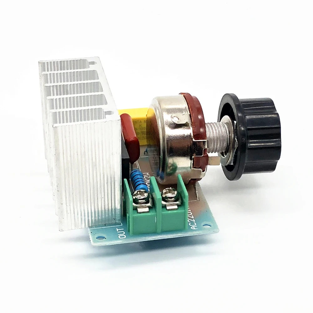 AC 220V 4000W электрический вентилятор печи регулятор напряжения скорости Диммер SCR