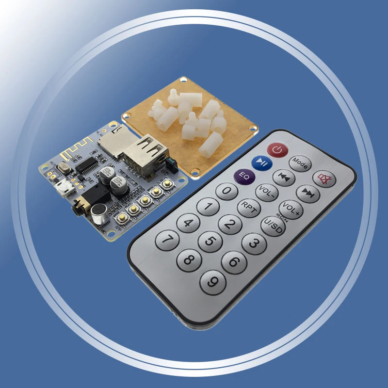 Плата bluetooth аудиоприемника со слотом для USB tf карты декодирование