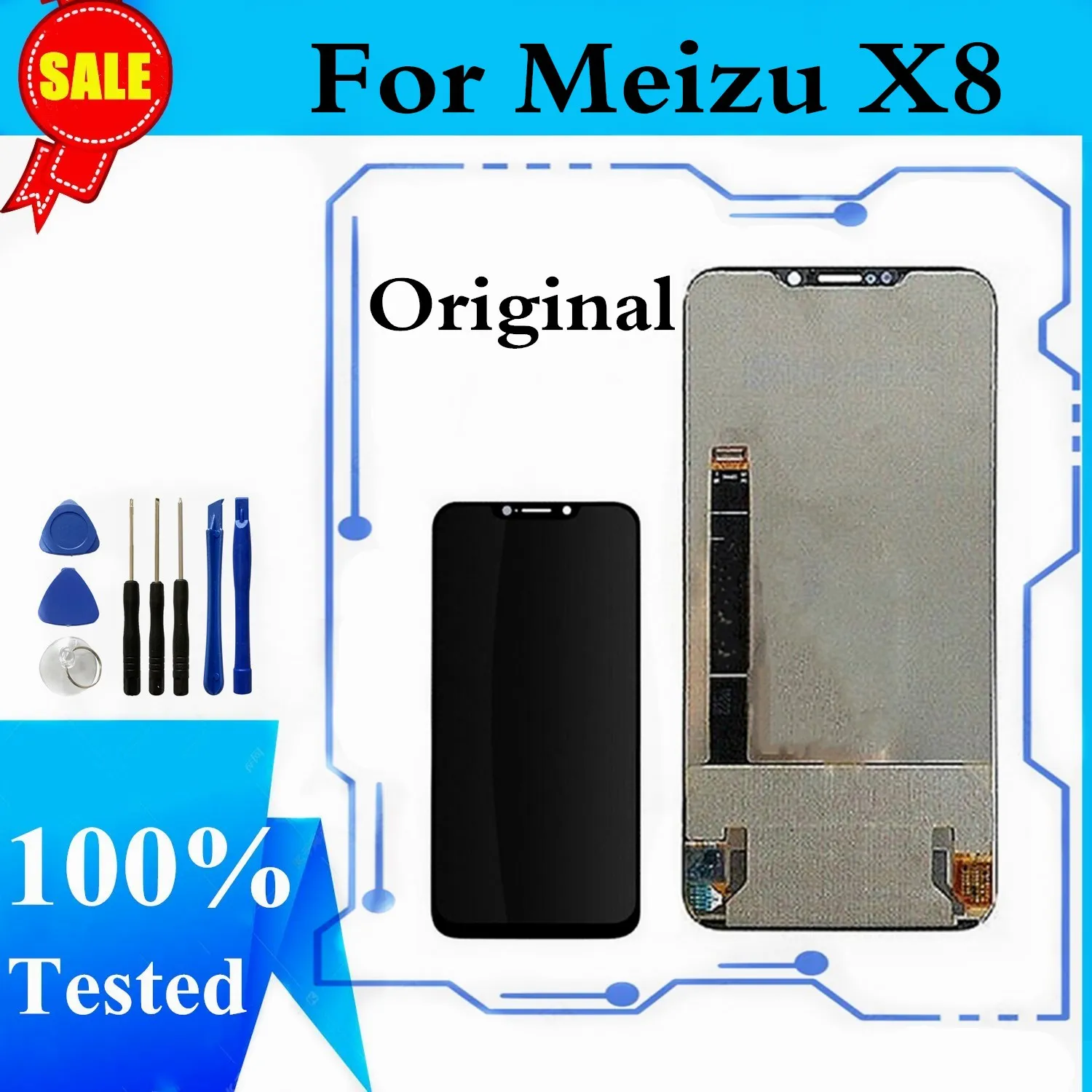 6 2 &quotоригинальный экран для Meizu X8 ЖК-дисплей сенсорная панель дигитайзер X 8