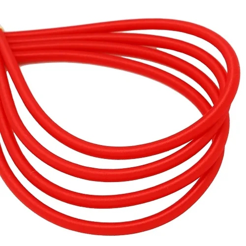 Red 1 шт 5x45 см мягкий искусственный шелк ювелирный шнурок полые резиновые шнуры для изготовления ювелирных изделий, мульти-цветная Веревка Строка одежда материалы для рукоделия - Цвет: Red