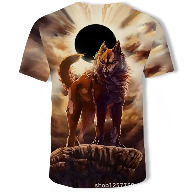 2019 Новинка летние Роскошные 3D головные уборы с круглым вырезом|Мужские футболки|