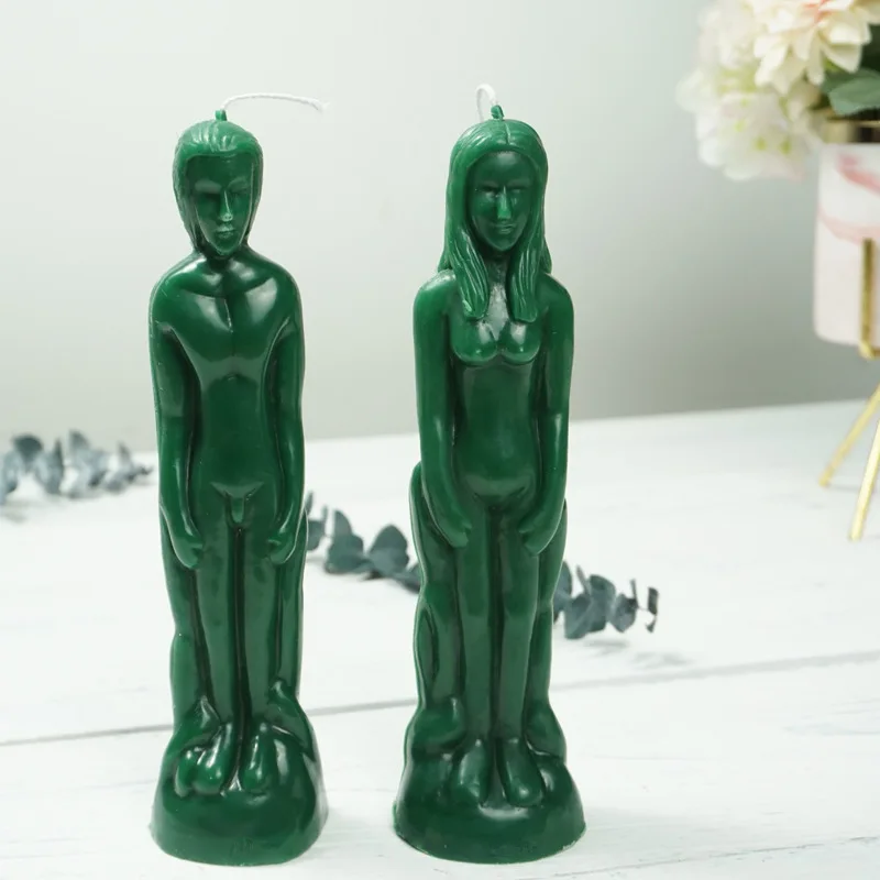 

Fashion DIY Human Shape Body Candle Molds Form for Candles Magic Male Female Moulds Diy Rubber Mold for Decoration Cake Mold