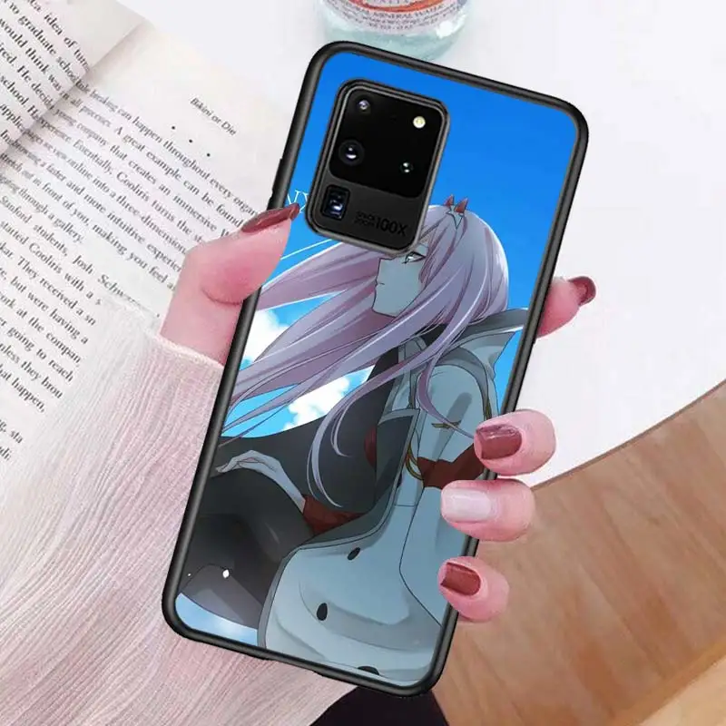 

Darling in the franXX for Samsung S20 FE Ultra Plus A91 A81 A71 A51 A41 A31 A21 A11 A72 A52 A12 Soft Black Phone Case
