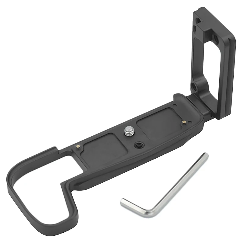 

For Canon EOS RP Vertical Quick Release L Plate Bracket Holder Hand Grip Base Handle Black