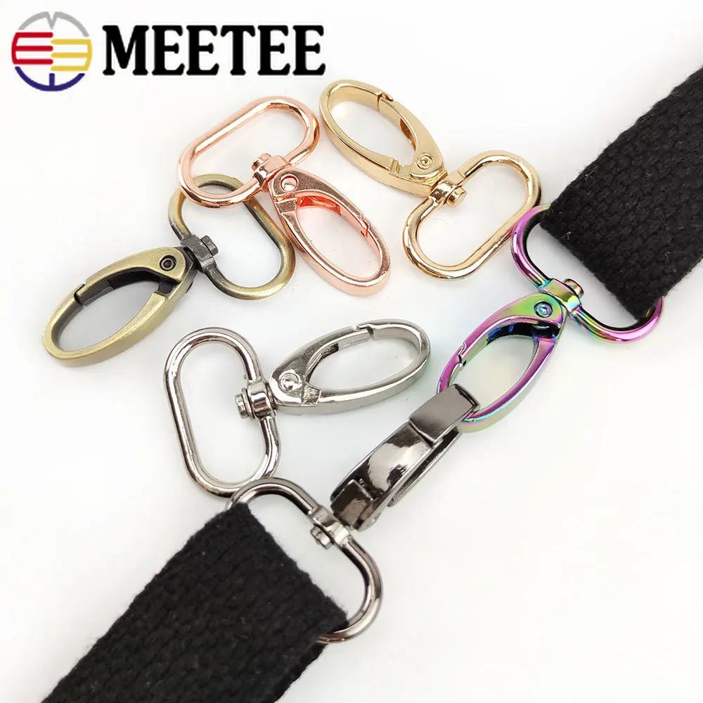 

4/10/30pcs 26mm Metal Bags Strap Buckles Lobster Clasp Dog Collar Webbing Swivel Trigger Clip Snap Hooks DIY Bag Accessories
