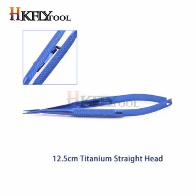 12cmTitaniumstraight 12,5 см; высота каблука 14 см; каблук 16 см оснастка для приманки держатель инструмент офтальмологический Иглодержатель косметический контактный зажим титановый Пинцет хирургические инструменты - Цвет: 12cmTitaniumstraight