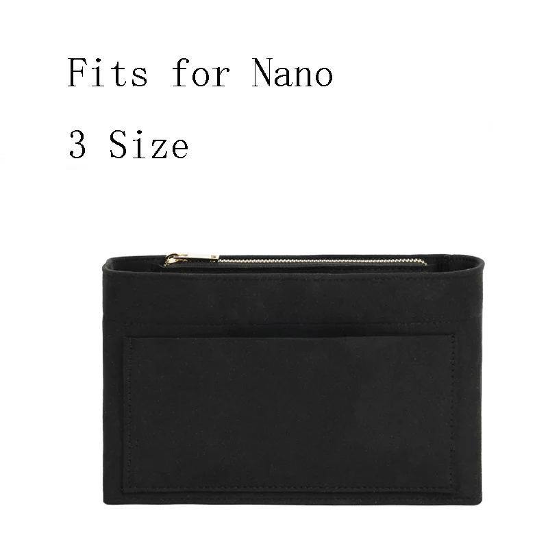 Korea Material Insert Bag Organizer for Nano Makeup Handbag Organizer Travel Inner Purse Portable Cosmetic Inside Bags