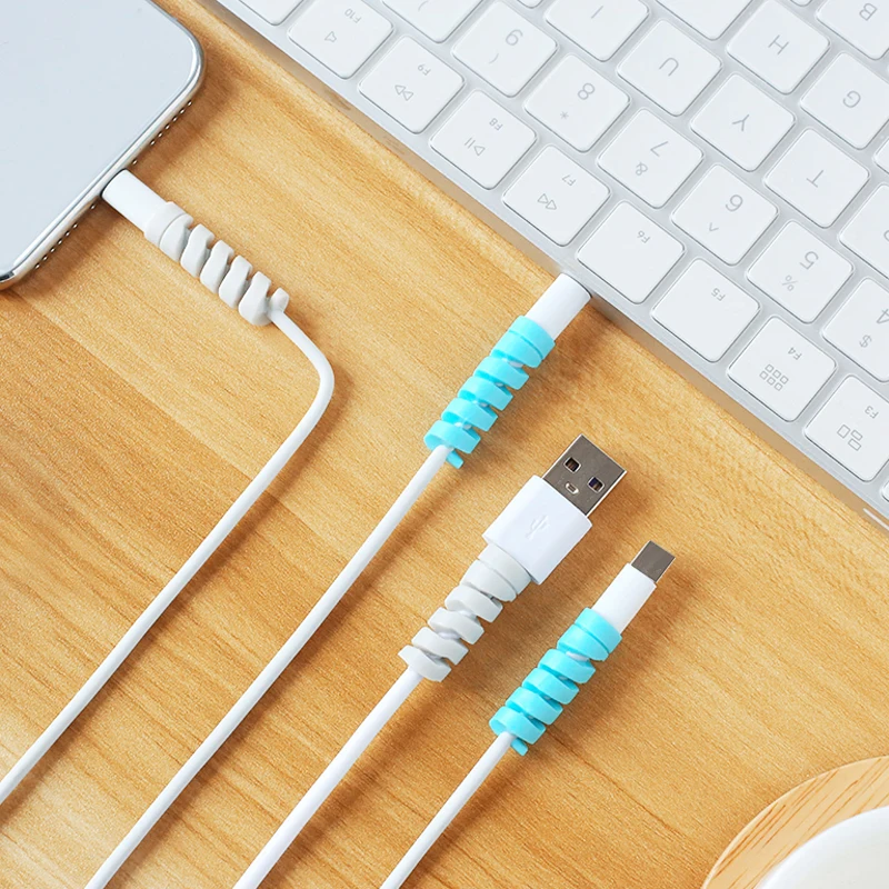 

Universal Cable Protector Cable Organizer Protective Sleeve Cable Winder Cord Protection Clip For USB Charger Phone Cord