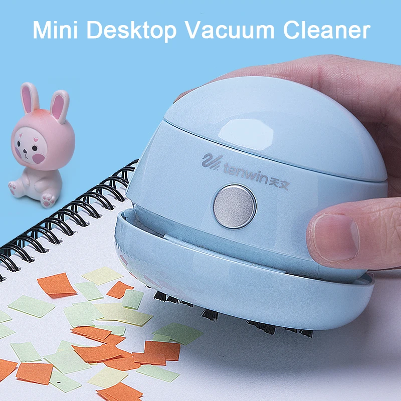 

Tenwin MIni Desktop Vacuum Cleaner For Home Office Novel Design And Easy To Use Desk Dust