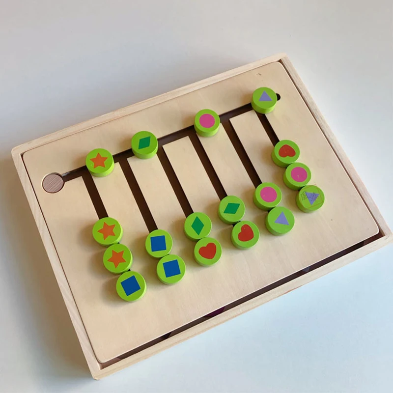 

3D Montessori Wooden Toy Wooden Multifunctional Educational Toys for Children Educational Children's Toy Kid Toys 4-6 Years Gift
