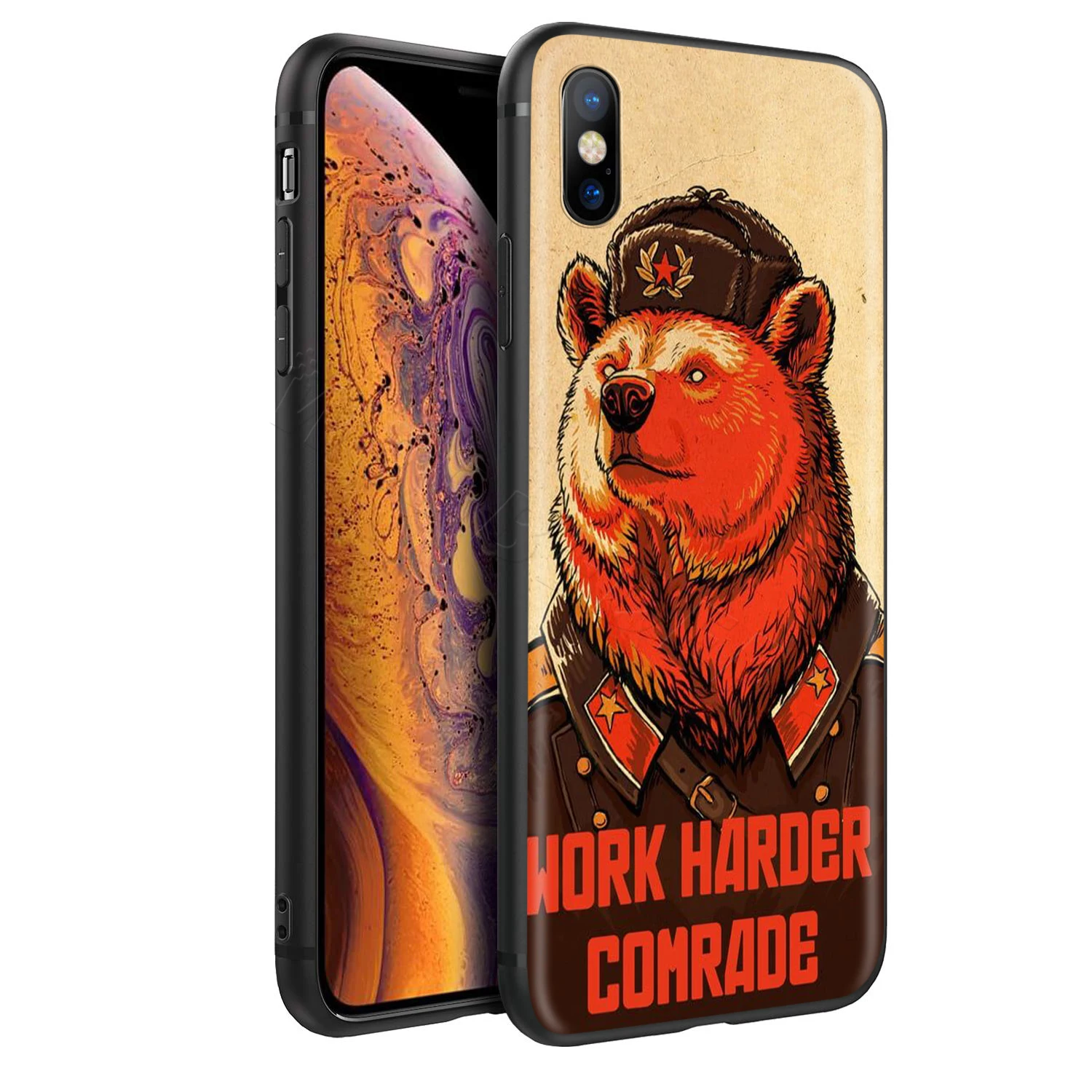 Webbedepp коммунистической друзья товарищи чехол для Apple iPhone 12 11 Pro XS Max XR X 8 7 6 6S Plus 5 5S SE |
