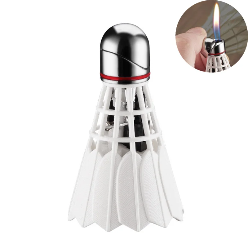 Зажигалка для сигарет креативная забавная Милая модель бадминтона мужчин