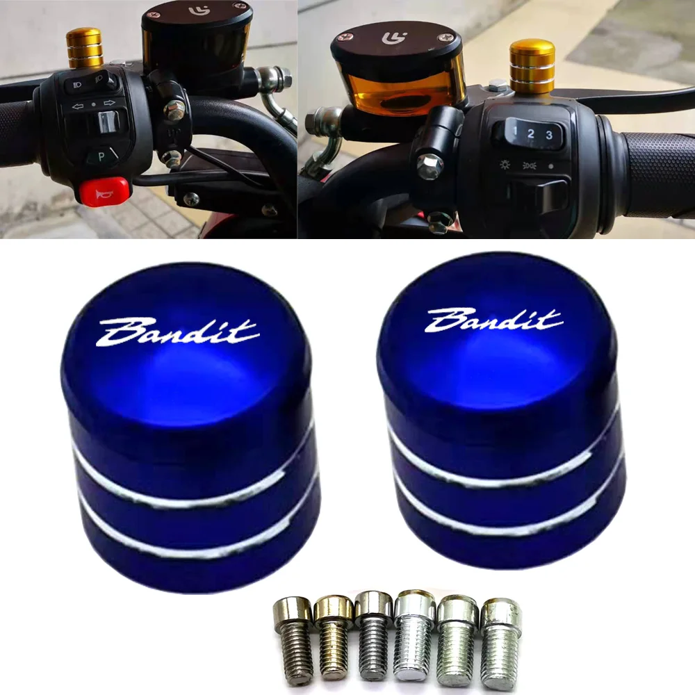 

For Suzuki GSX1250F/SA GSX1250FA GSF1200 GSF650 BANDIT otorcycle Rearview Handlebar Mirror Bolt Screws Mount Adapter Accessories