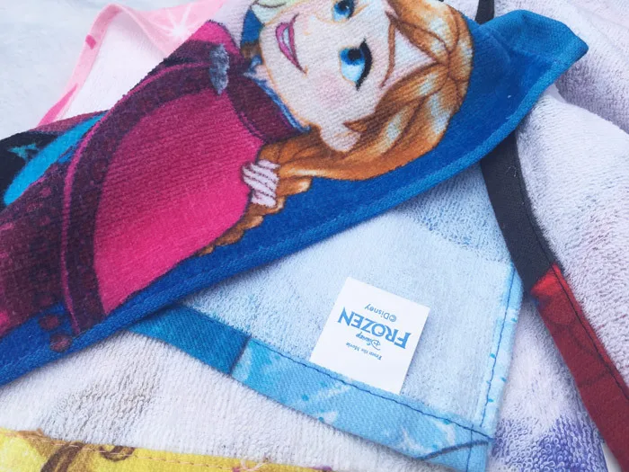 

Disney girls frozen elsa anna princess Cartoon Pattern Gauze Towel boys Soft Cotton Small Handkerchief Towel 30x30cm
