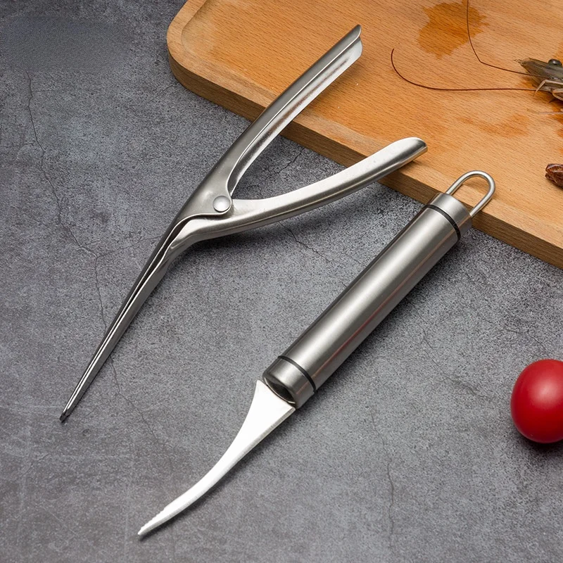 stainless steel shrimp thread kitchen tool cleaning intestine peeling shell artifact gadgets for convenience free global shipping