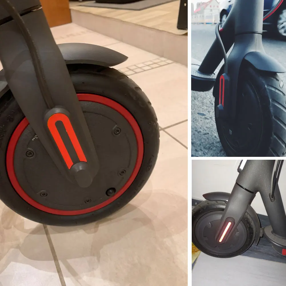 

2021 NEW Front Rear Wheel Tyre Cover Protective Shell Reflective Sticker For Xiaomi Mijia M365 Electric Scooter Skateboard Parts