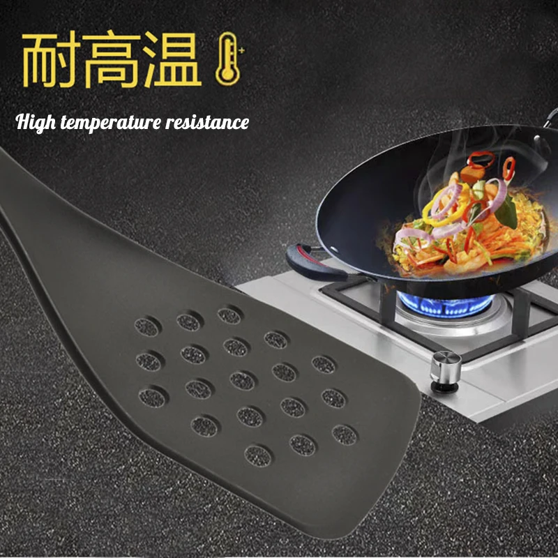 

Wood Grain Nylon Non-stick Cookware Special Kitchenware Spatula Free Sticking Base Wood Grain Nylon Kitchenware Combination