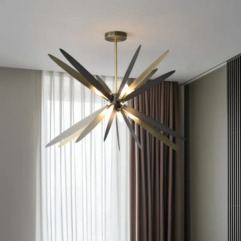 Промышленная металлическая люстра художественное украшение в виде стрекозы