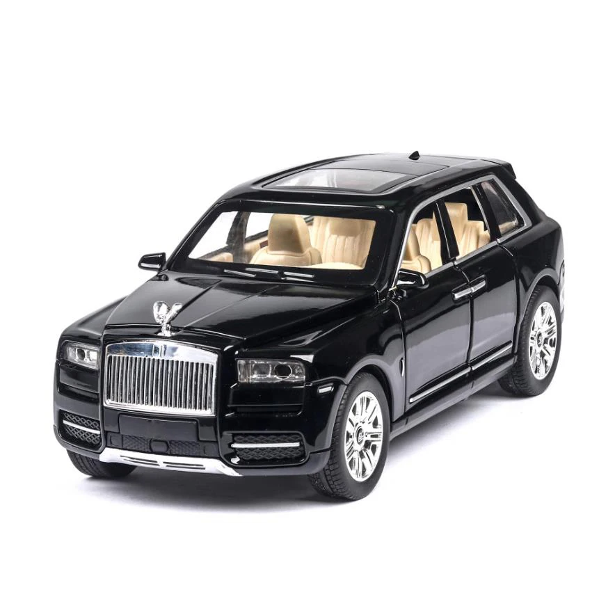 Горячие 1:24 весы колеса для кроссовера Rolls Royce cullinan металлическая модель с