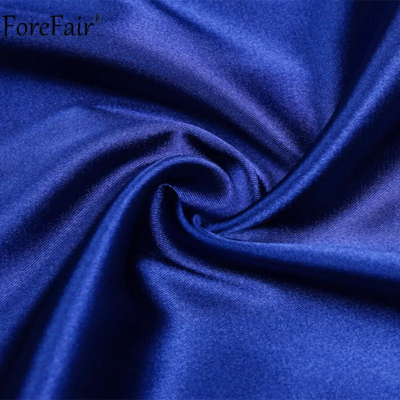 Длинное атласное платье Forefair с открытыми плечами вечернее миди-платье разрезом