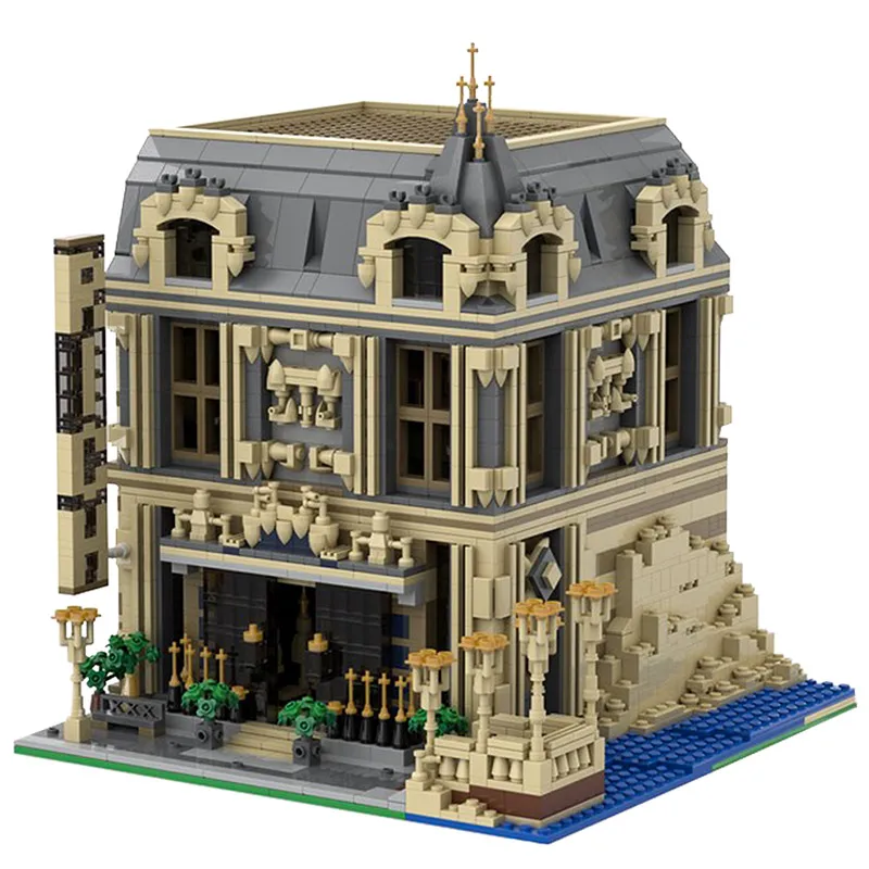 

Конструктор MOC серии «городская улица», модель, совместимая с известной в мире архитектурой, строительная модель, подарок