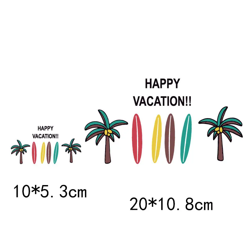 ZOTOONE Летние Стильные нашивки патчи для одежды Детские с термоаппликацией DIY