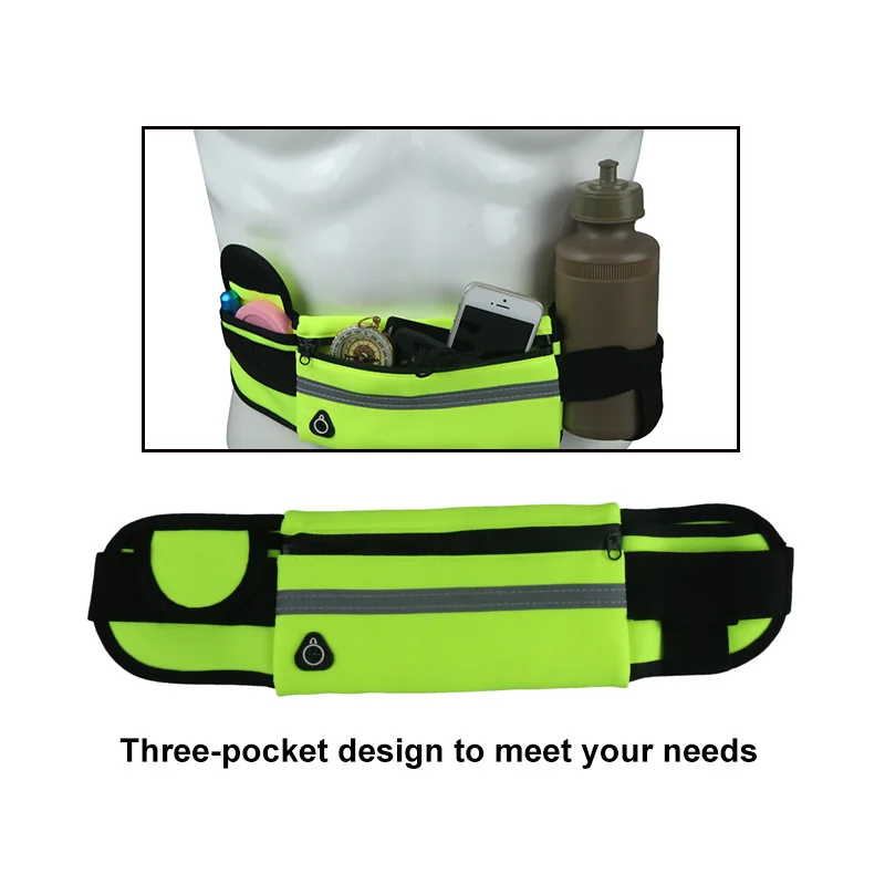 Sports Portable Outdoor Running Waist Bag Hiking Camping Gym Bags Waterproof Cycling Phone Bag Women Waist Belt Bag