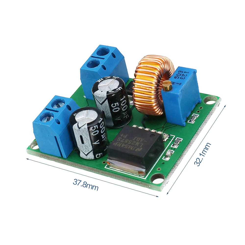 

DC-DC Adjustable Boost Module 3V5V12V to 19V24V30V36V High-Power Booster Regulated Power Supply Module
