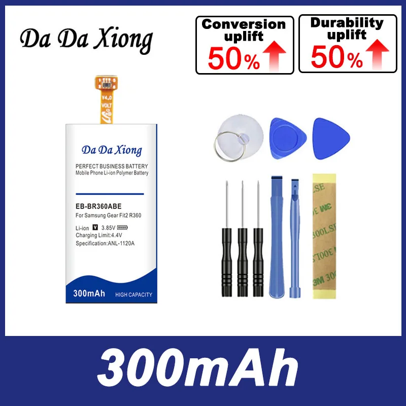 

300mAh EB-BR360ABE Battery For Samsung Gear Fit2 Fit 2 R360 SM-R360