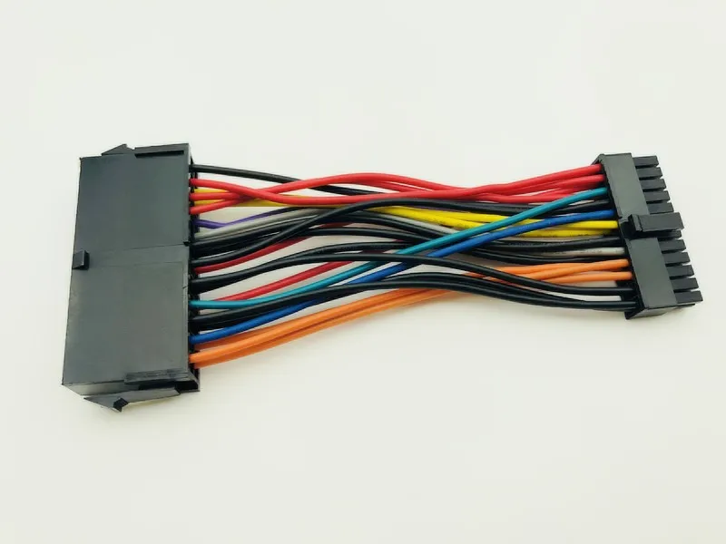 5шт 14см ATX PSU Стандартный 24-контактный разъем для подключения к мини-разъему 24P мужской внутренний адаптер для кабеля преобразователя питания для ПК DELL 780 980 760 960.