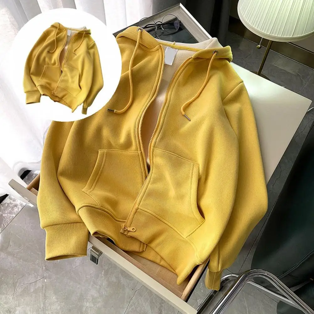 

Warm Great Pockets Women Coat Thermal Winter Jacket Hat for School