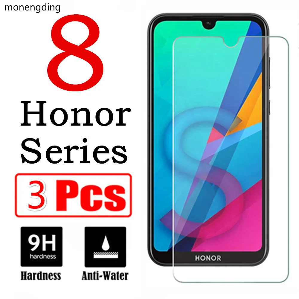 Защитное стекло закаленное для Huawei Honor 8x8 s 8 a 8a hnor Lite Y5 2018 3 упаковки|Защитные