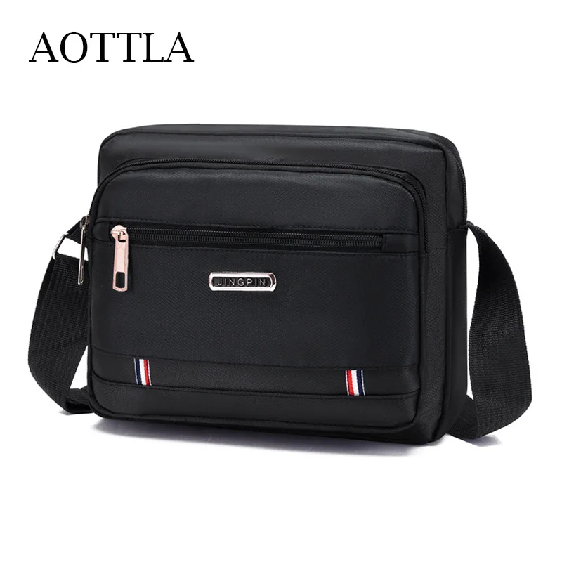 

AOTTLA Men's Crossbody Bag Oxford Cloth Shoulder Bag For Male Casual Messenger Bag Business Bag Men Fashion Trend New Travel Bag