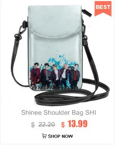 Shinee сумка на плечо JONGHYUN SHE-кожаная сумка, трендовые женские сумки с принтом, через плечо, высококачественный кошелек