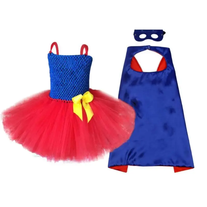 Детское нарядное платье с героями мультфильмов Маскарадный костюм на Хэллоуин