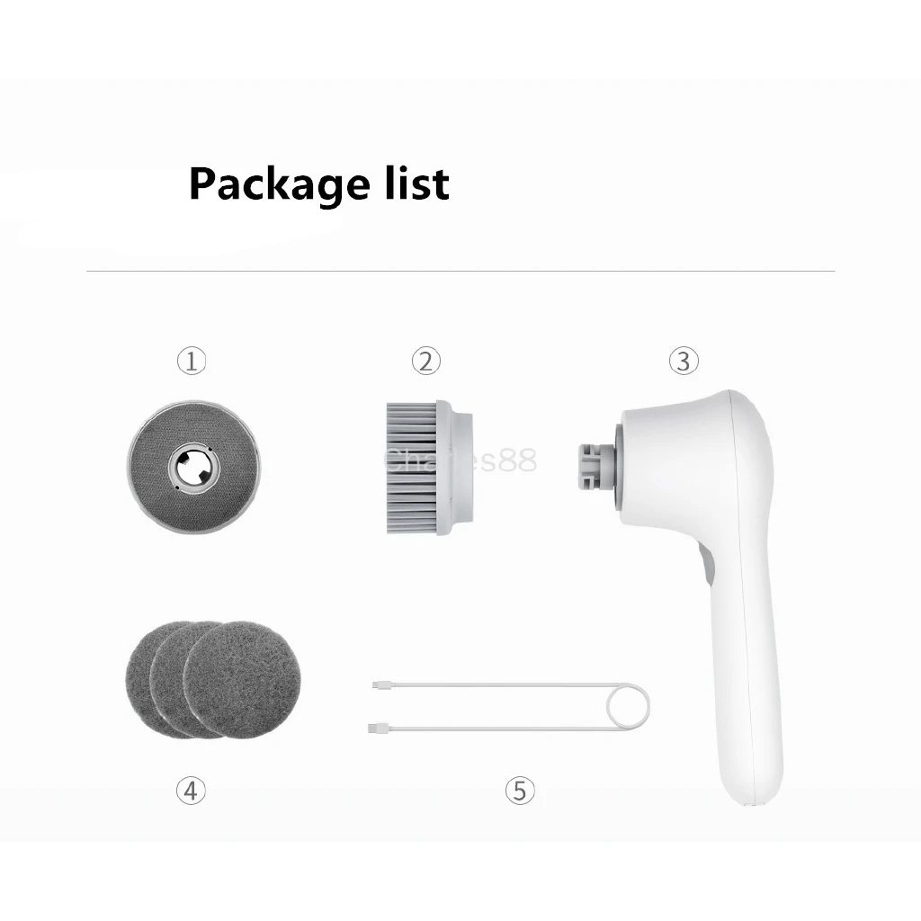 

Xiaomi Mijia Shunzao Wireless Handheld Electric Cleaner Kitchen Scrubber Cleaning Tool Multifunctional Brush Rechargeable Wash