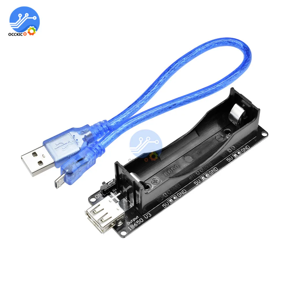 Bms 18650 Защита аккумулятора V3 Плата расширения ESP32 Micro USB порт type-A USB модуль для Arduino Wemos держатель батареи балансир