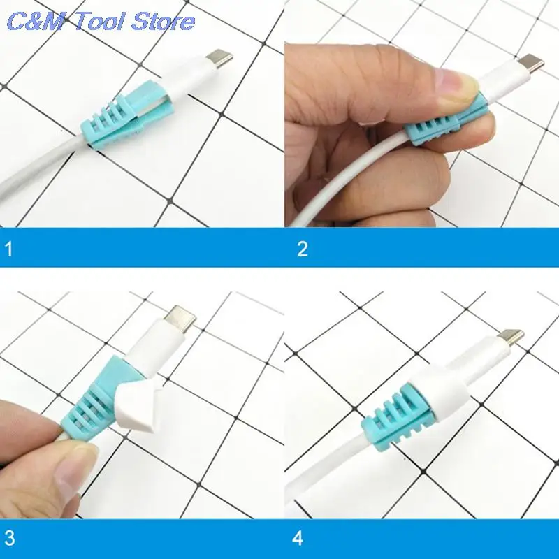 2 шт. протектор кабеля шпуля намотка линии передачи данных чехол Веревка Защита
