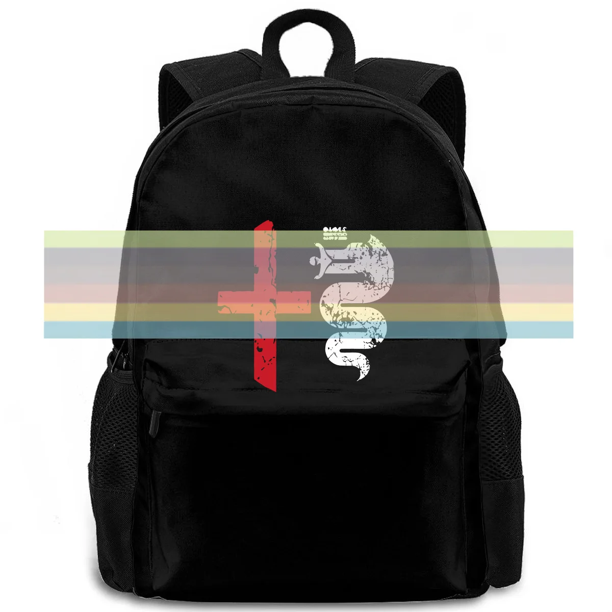 

Alfa Romeo Black Retro women men backpack laptop travel school adult student