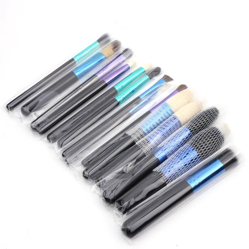 

Miyaup color ferrules make up brushes set 14 pcs colorful beauty tool beautiful gorgeous cosmetics makeup brush