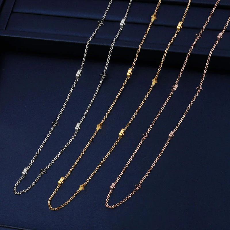 

Women Stainless Steel Necklaces For Women Pendant Necklace Chain Chocker Necklace Women Jewelry Best Friends Necklace Gift
